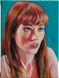 'Lucy', 2017, oil on canvas, 24 x 18 cm.