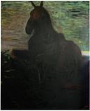 'The Dark Horse', 2017 - 2019, oil on canvas, 230 x 185 cm.